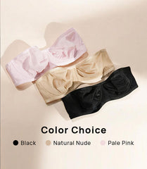 Strapless Mesh Underwire Balconette Bra