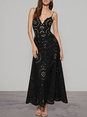 Flower Hollow One Piece Swimsuit and Skirt