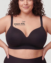 Wireless Seamless Push-Up V-Neck Bra