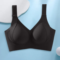 ️Women's Ribbed Push Up Adjustable Wireless Bra
