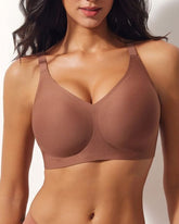 Jelly Wireless Women Comfortable Push Up Bra