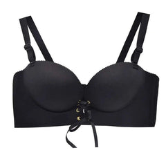 "Add Two Cups" Padded Wireless Plunge Push Up Bra