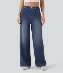 High Waisted Tummy Control Casual Denim Jeans