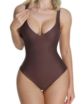 Wireless Plunge Thong Bodysuit - Sexy, Comfortable Fit