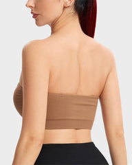 Seamless Non-Slip Strapless Wireless Bandeau Bra