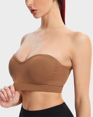 Seamless Non-Slip Strapless Wireless Bandeau Bra