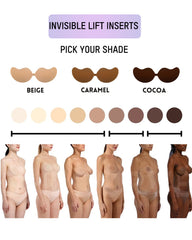 Mango Shaped Breathable Self-Adhesive Invisible Bra (2 Pack)