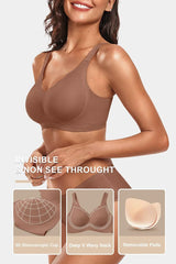 Seamless Comfort Smoothing Push Up Bra