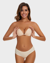 Front Closure Adhesive Invisible Push-Up Bra