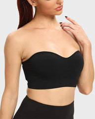 Seamless Non-Slip Strapless Wireless Bandeau Bra