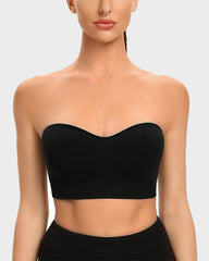 Seamless Non-Slip Strapless Wireless Bandeau Bra