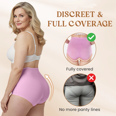 Comfortable High-Waist Leakproof Panties for Plus Size Women