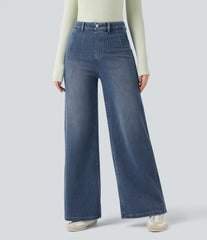 High Waisted Tummy Control Casual Denim Jeans