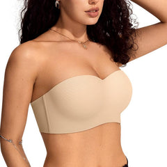 Strapless Push-Up Bralette – Wireless, Non-Slip & Seamless