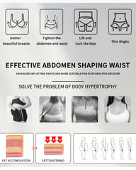 Women's One-Piece Shapewear Double-Layer Abdomen Control