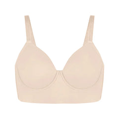 Plus Size Leopard Print Seamless Full Coverage Support Bra