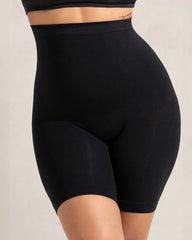 Anti-Roll High-Waisted Seamless Shapewear Shorts