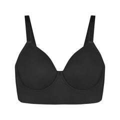 Plus Size Leopard Print Seamless Full Coverage Support Bra