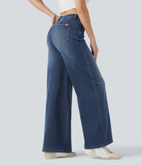 High Waisted Tummy Control Casual Denim Jeans