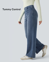 High Waisted Tummy Control Casual Denim Jeans