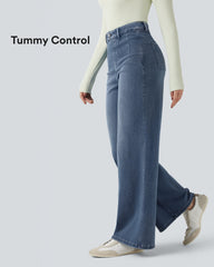 High Waisted Tummy Control Casual Denim Jeans