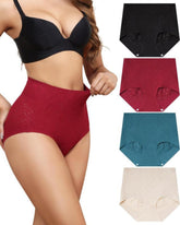 Seamless Full Coverage Brief No Show Underwear High Waist Panties