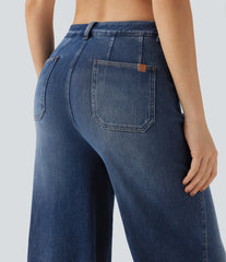 High Waisted Tummy Control Casual Denim Jeans