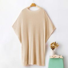 Women's Oversized Loose Round Neck Knitted Top
