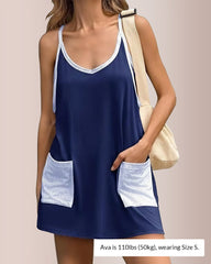 Summer Casual Sports Jumpsuit Dress