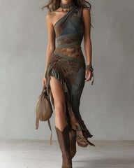 Quiet Drape MIdi Dress