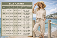 Women’s Two-Piece Set – Oversized Top & Wide-Leg Pants