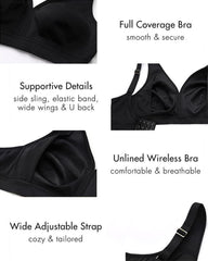 Nina Wireless Comfort Support Bra