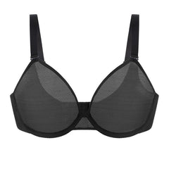 Zebra Wild Unlined Blue Underwire Mesh Bra Set