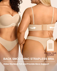 Strapless Push-Up Bralette – Wireless, Non-Slip & Seamless