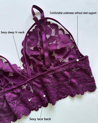 Plus Size Lace Lingerie Set 2-Piece Sexy Sleepwear
