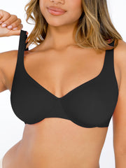 Underwire Adjustable Deep V-neck Bra