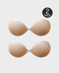 Front Closure Adhesive Invisible Push-Up Bra(2 Pairs)