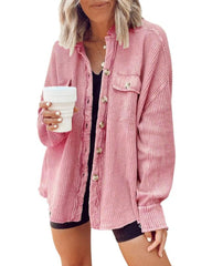 Women's Loose Fit Batwing Sleeve Waffle Knit Tops