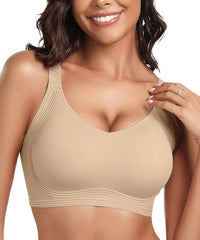Seamless Full Coverage Push Up No Underwire Bras
