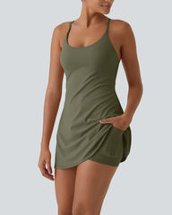Backless Active Dress-Easy Peezy for Women
