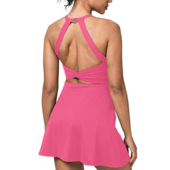 2-Piece Softlyzero Backless Sleeveless Active Dress