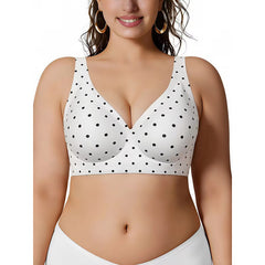 Plus Size Wireless Jelly Support Bra – Seamless Full Coverage Comfort