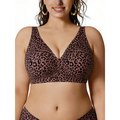 Plus Size Wireless Jelly Support Bra – Seamless Full Coverage Comfort