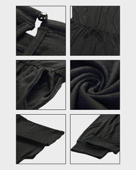 Off-Shoulder Short Sleeve Beam Foot Jumpsuit