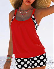Women's Polka Dot Two Piece Swimsuit