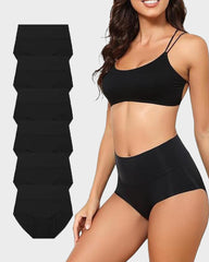 Seamless High-Waist No Show Comfort Panties (6 Pack)