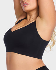 Wireless V-Neck Back & Side Smoothing Bra