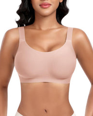 Women’s Wire-Free Push-Up Seamless Full-Cup Bra
