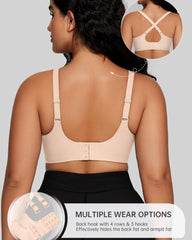 Women Comfortable Push Up Bras Wireless Seamless Full Coverage Bra