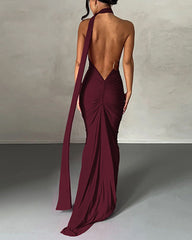 Garze Backless Maxi Dress